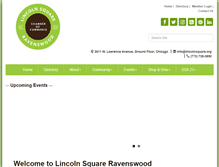 Tablet Screenshot of lincolnsquare.org